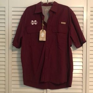 NWT Mississippi State Fishing Shirt